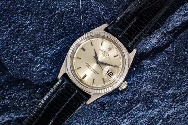 【金無垢×DJ】　雰囲気良くヤケたシルバーダイヤル。　Ref.1601/9